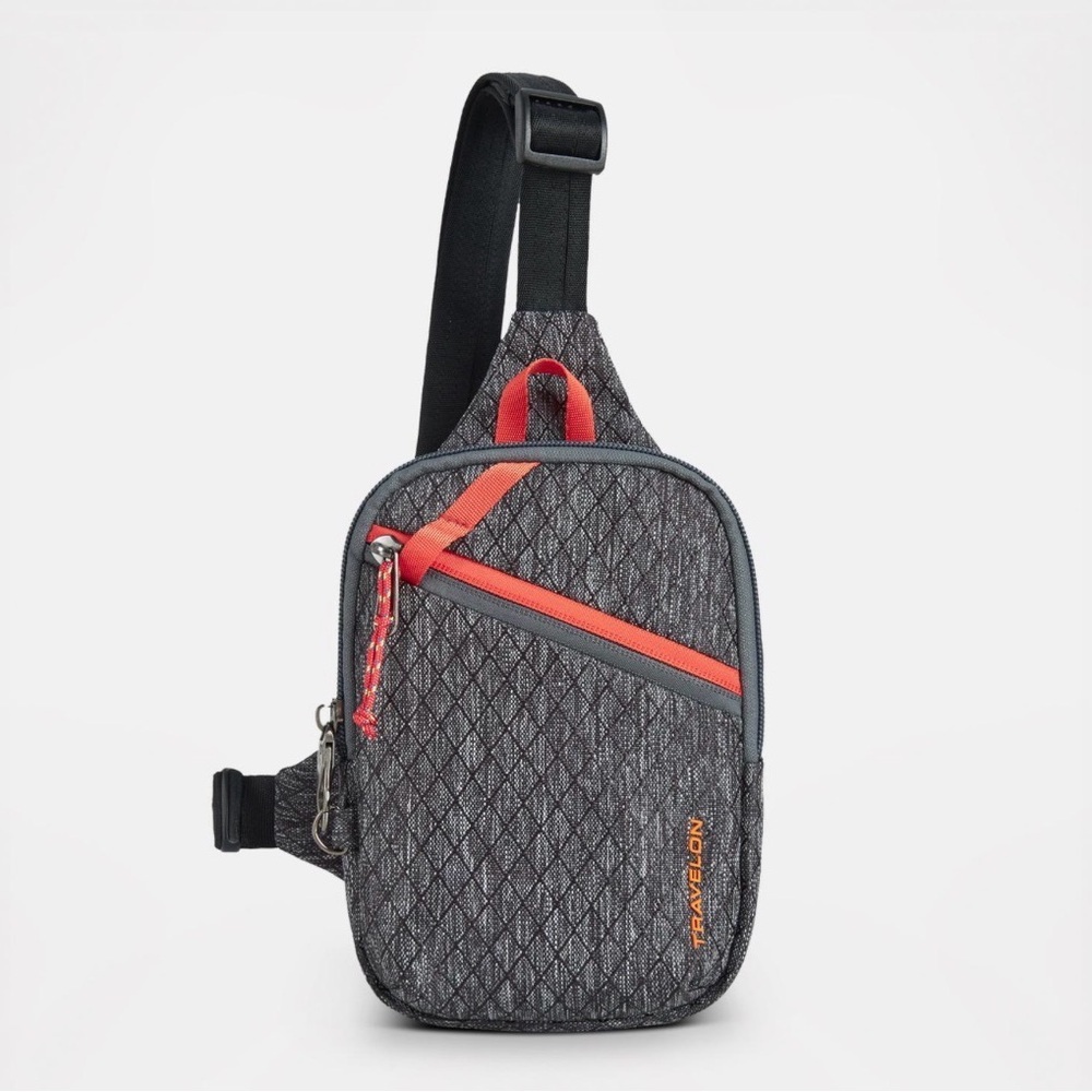 Travelon ✈️🙌Anti-Theft Greenlander Compact Sling Bag Double Crossbody Bag